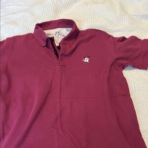 Robert Graham Maroon Polo Shirt